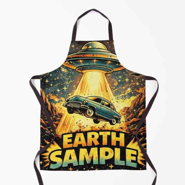 Item preview, UFO Abduction Car Funny Retro Sci Fi designed and sold by the-dovlat.