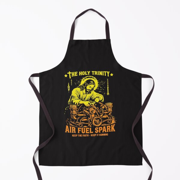 Item preview, Holy Trinity Air Fuel Spark Christian Mechanic Faith Funny designed and sold by kiralynstration.