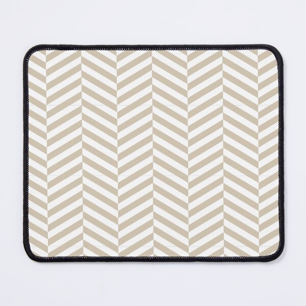 Item preview, White And Sand Herringbone Pattern designed and sold by pattern-archive.