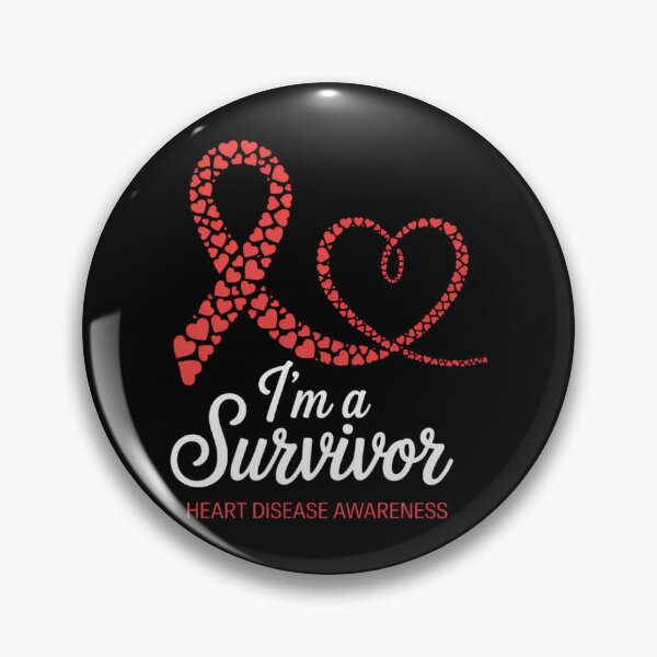Item preview, I'm A Survivor Heart Disease Awareness Month designed and sold by VENOM0RIOT.