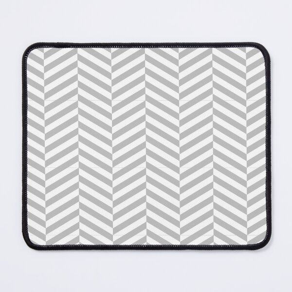 Item preview, White And Silver Herringbone Pattern designed and sold by pattern-archive.