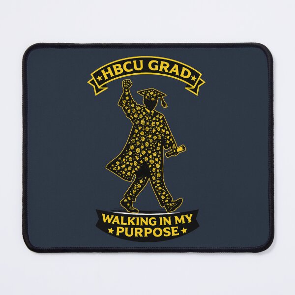 Item preview, HBCU Grad Walking in My Purpose – Black Excellence Graduation designed and sold by PunchDrop.