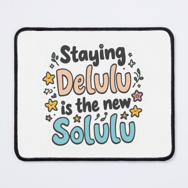 Item preview, Delulu quotes meme stickers| Delulu Is The Solulu Sticker | Funny Meme Aesthetic | In My Delulu Era 2026 | Kpop Delusional overthinking manVibes v2 designed and sold by CosmicNook1.