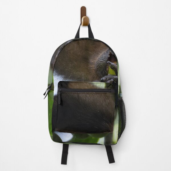 Item preview, Cute Monkey Eating Fruit – Jungle Wildlife Photography Animal  designed and sold by WildFrameNature.