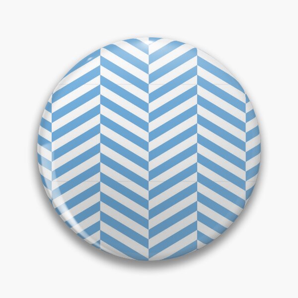 Item preview, White And Sky Blue Herringbone Pattern designed and sold by pattern-archive.