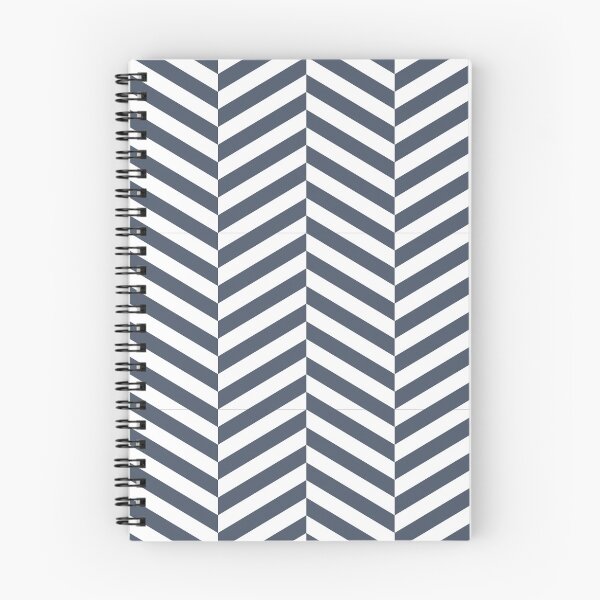 Item preview, White And Slate Herringbone Pattern designed and sold by pattern-archive.