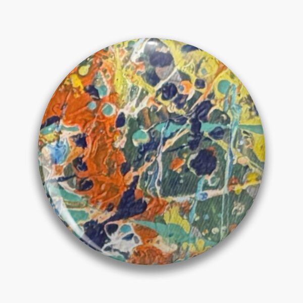 Item preview, Orange and Teal Energy - Modern Splatter Painting |kasp002-8 designed and sold by KitataCat.
