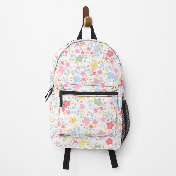 Item preview, Pastel Ditzy Floral Pattern | Preppy Cottagecore Spring Easter Flowers | Pink Blue Yellow Green Retro Ditsy Print designed and sold by TheSmartyArty.