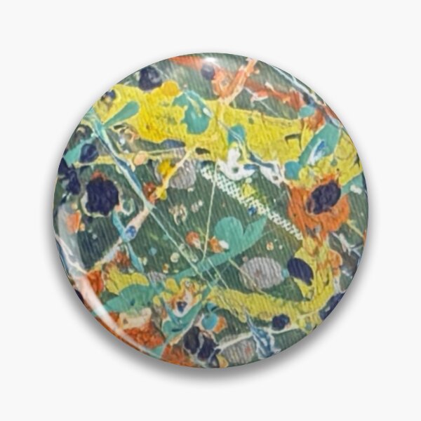 Item preview, Orange and Teal Energy - Modern Splatter Painting |kasp002-7 designed and sold by KitataCat.