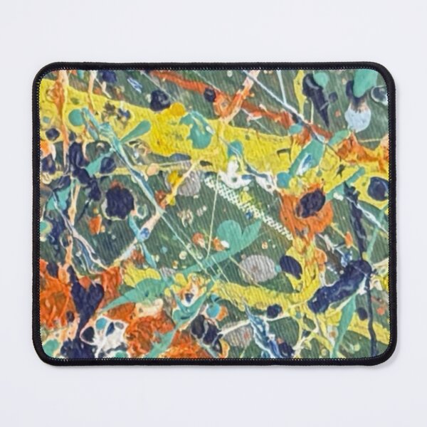 Item preview, Orange and Teal Energy - Modern Splatter Painting |kasp002-7 designed and sold by KitataCat.