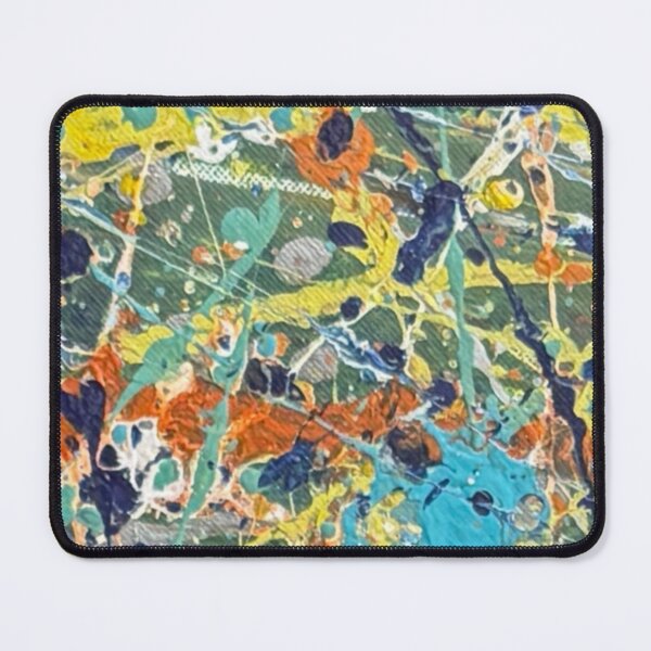 Item preview, Orange and Teal Energy - Modern Splatter Painting |kasp002-6 designed and sold by KitataCat.
