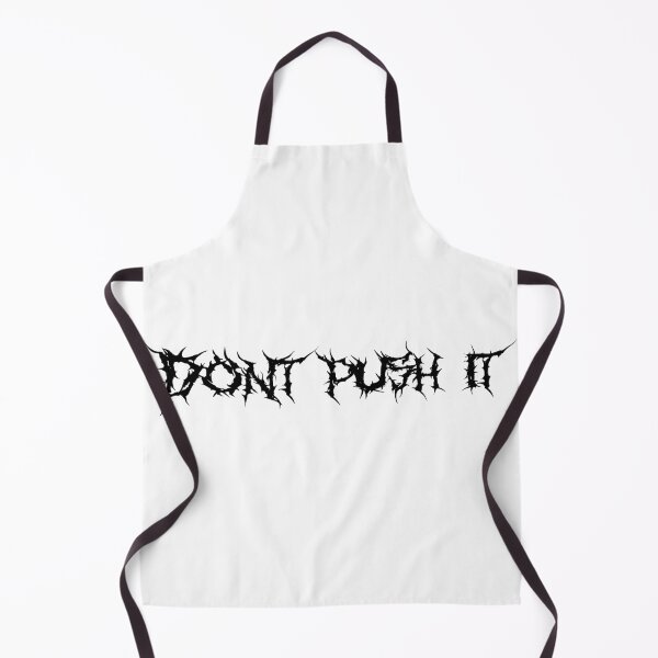 Item preview, Don’t Push It – Minimal Warning designed and sold by HerrArqan ⭐️⭐️⭐️⭐️.