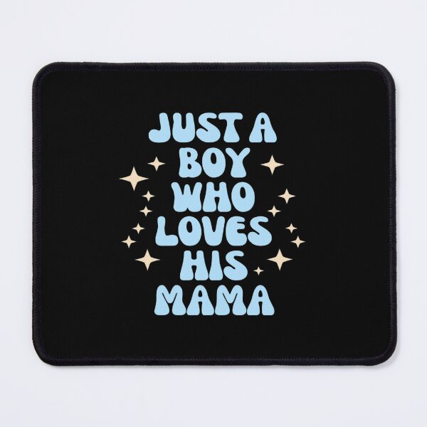 Item preview, Sweet Retro Quote Shirt • Just a Boy Who Loves His Mama • Cute Mother Appreciation Design designed and sold by Bright Nest Studio.