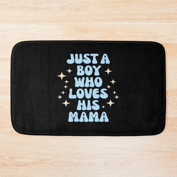 Item preview, Sweet Retro Quote Shirt • Just a Boy Who Loves His Mama • Cute Mother Appreciation Design designed and sold by Bright Nest Studio.