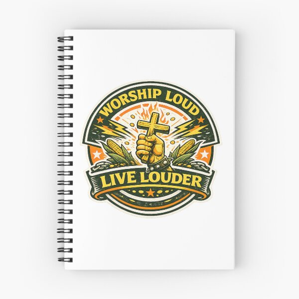 Item preview, Worship Loud, Live Louder designed and sold by Throwing-Corn.