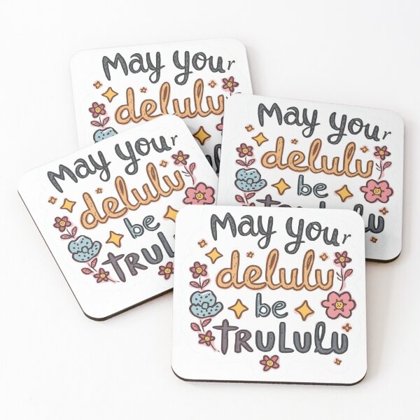 Item preview, Delulu quotes meme stickers| Delulu Is The Solulu Sticker | Funny Meme Aesthetic | In My Delulu Era 2026 | Kpop Delusional overthinking manVibes v6 designed and sold by CosmicNook1.