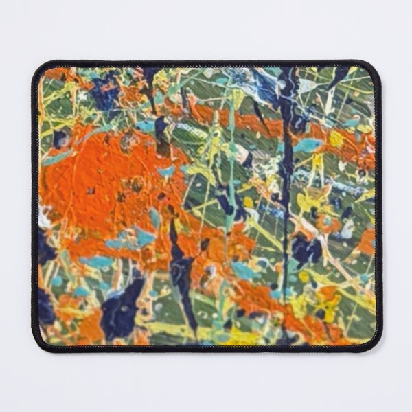 Item preview, Orange and Teal Energy - Modern Splatter Painting |kasp002-5 designed and sold by KitataCat.