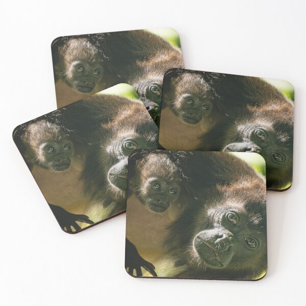 Item preview, Howler Monkey Mother and Baby  – Emotional Wildlife Photography  designed and sold by WildFrameNature.