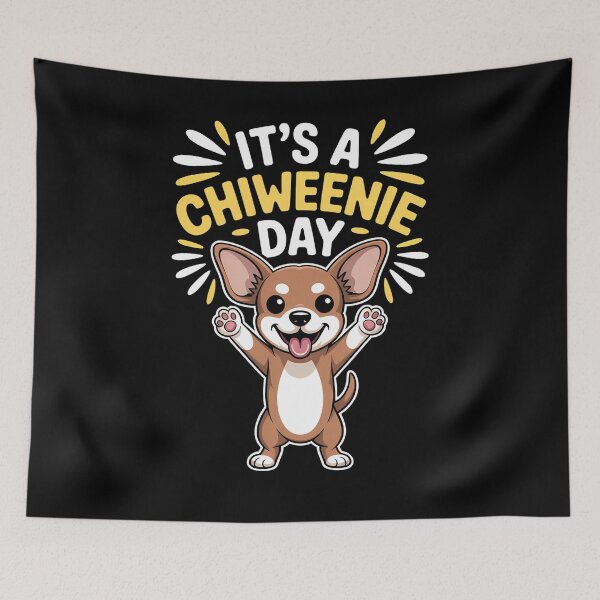 Item preview, It’s A Chiweenie Day Cute Pet Dog Lover Cartoon Style designed and sold by papertaless.