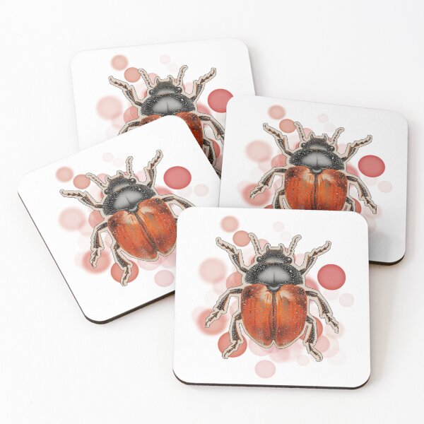 Item preview, Black and Red Bettle - Animal Illustration designed and sold by iamKRUK.