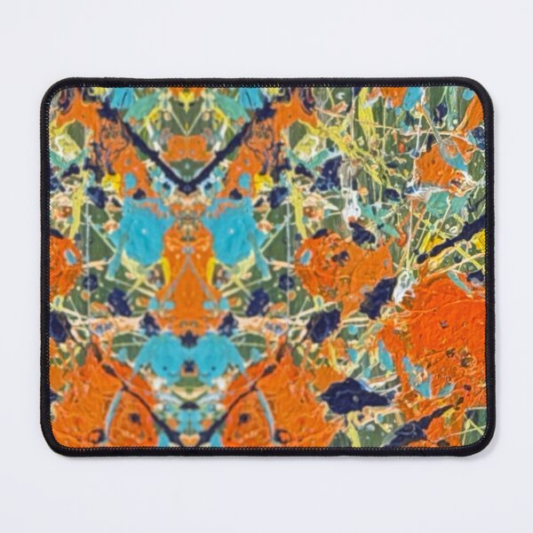 Item preview, Orange and Teal Energy - Modern Splatter Painting |kasp002-4 designed and sold by KitataCat.