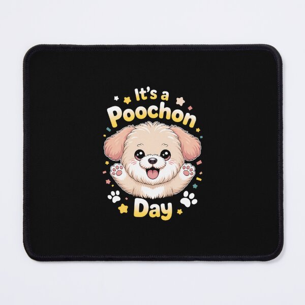 Item preview, It’s a Poochon Day Cute Small Fluffy Dog Pet Owner Mix Breed designed and sold by papertaless.