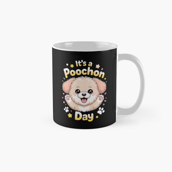 Item preview, It’s a Poochon Day Cute Small Fluffy Dog Pet Owner Mix Breed designed and sold by papertaless.