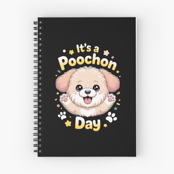 Item preview, It’s a Poochon Day Cute Small Fluffy Dog Pet Owner Mix Breed designed and sold by papertaless.