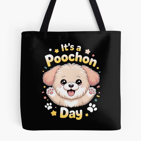 Item preview, It’s a Poochon Day Cute Small Fluffy Dog Pet Owner Mix Breed designed and sold by papertaless.