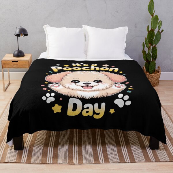 Item preview, It’s a Poochon Day Cute Small Fluffy Dog Pet Owner Mix Breed designed and sold by papertaless.