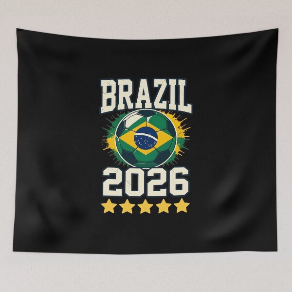 Item preview, Brazil Soccer Football 2026 designed and sold by dudelinart.