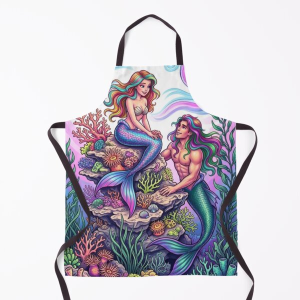Item preview, Mermaid couple designed and sold by PP&RAINBOW SHOP.