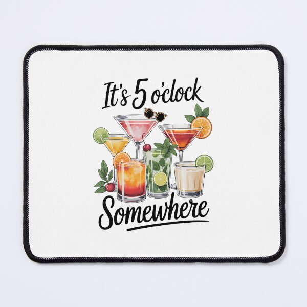 Item preview, Its 5 Oclock Somewhere Drinking Hello Summer Beach designed and sold by papertaless.