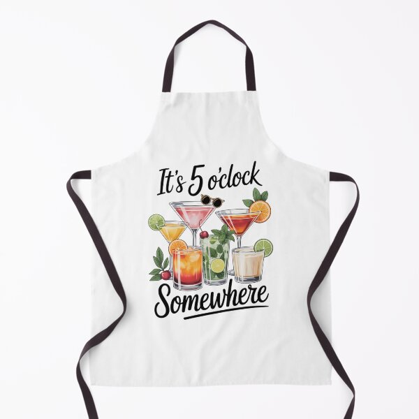 Item preview, Its 5 Oclock Somewhere Drinking Hello Summer Beach designed and sold by papertaless.