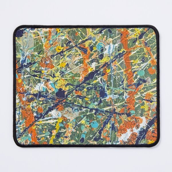Item preview, Orange and Teal Energy - Modern Splatter Painting |kasp002-3 designed and sold by KitataCat.