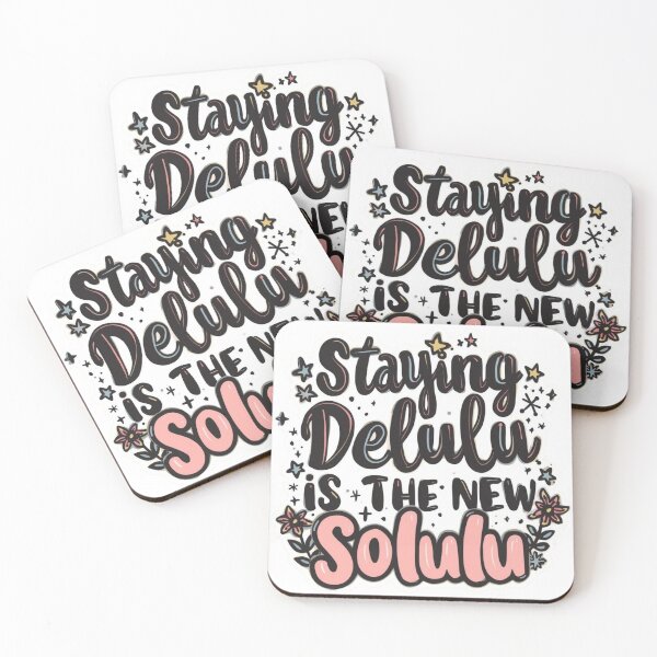 Item preview, Delulu quotes meme stickers| Delulu Is The Solulu Sticker | Funny Meme Aesthetic | In My Delulu Era 2026 | Kpop Delusional overthinking manVibes v5 designed and sold by CosmicNook1.