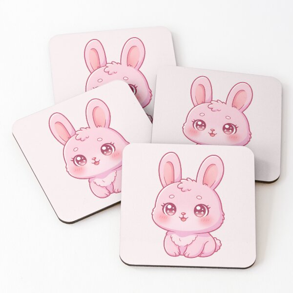Item preview, Cute Pink Kawaii Bunny designed and sold by naragon4289.