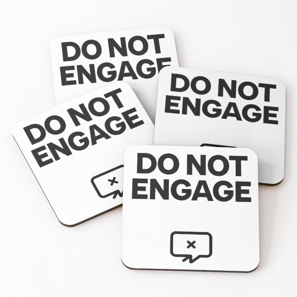 Item preview, Do Not Engage Funny Introvert Minimalist Shirt designed and sold by MoodOffline12427.