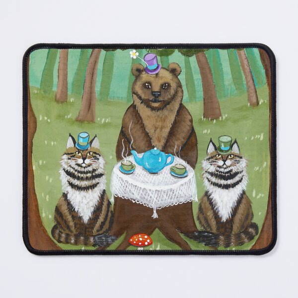 Item preview, A Forest Tea Party designed and sold by KilkennyCat Art.