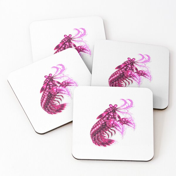 Item preview, Cyber Mantis Shrimp – Pink Core Neon Strike designed and sold by RaccoonFish.