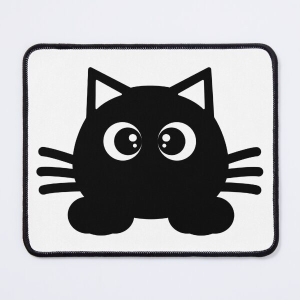 Item preview, The black cat made a pleading face, begging for food. designed and sold by Nengsang.