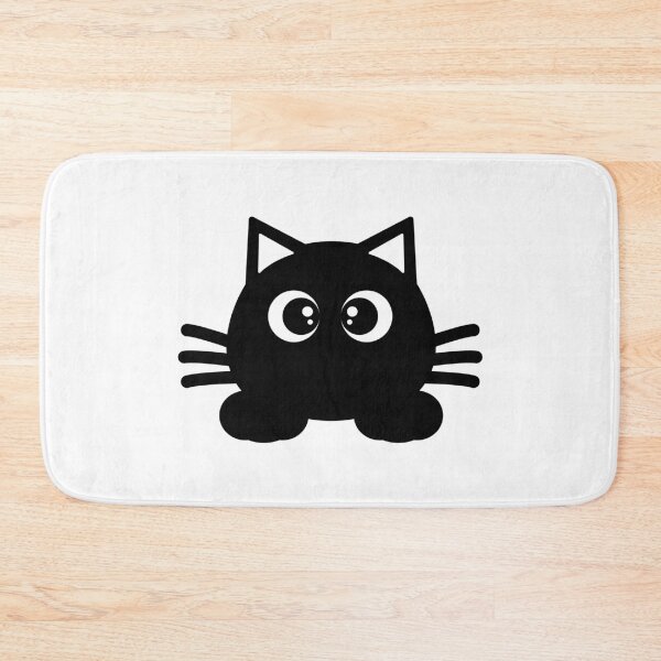 Item preview, The black cat made a pleading face, begging for food. designed and sold by Nengsang.