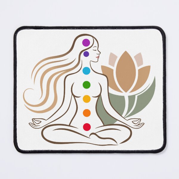 Item preview, Reiki Meditation Yoga Spiritual 7 Chakra Lotus Design designed and sold by Working Pajama.