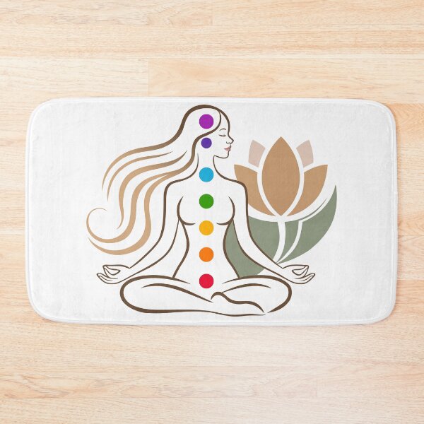 Item preview, Reiki Meditation Yoga Spiritual 7 Chakra Lotus Design designed and sold by Working Pajama.