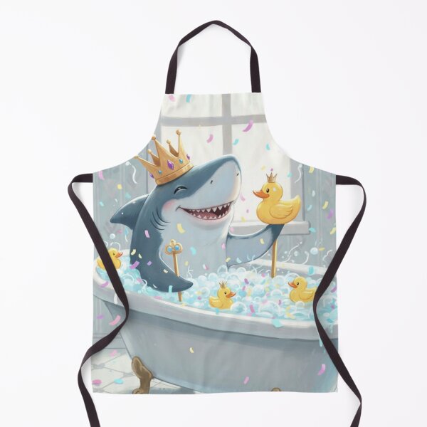Item preview, A Royal Shark Spa With Yellow Rubber Duckies designed and sold by iamdesigns14.