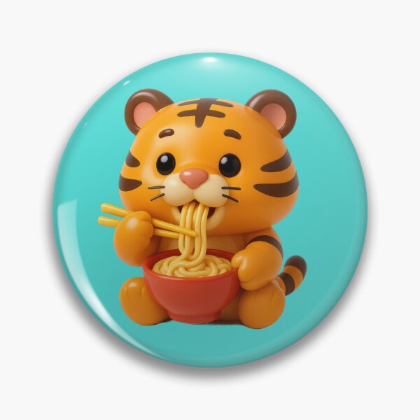 Item preview, Sweet Tiger eats ramen noodles designed and sold by Mauswohn.