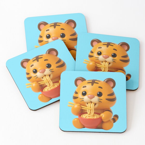 Item preview, Sweet Tiger eats ramen noodles designed and sold by Mauswohn.