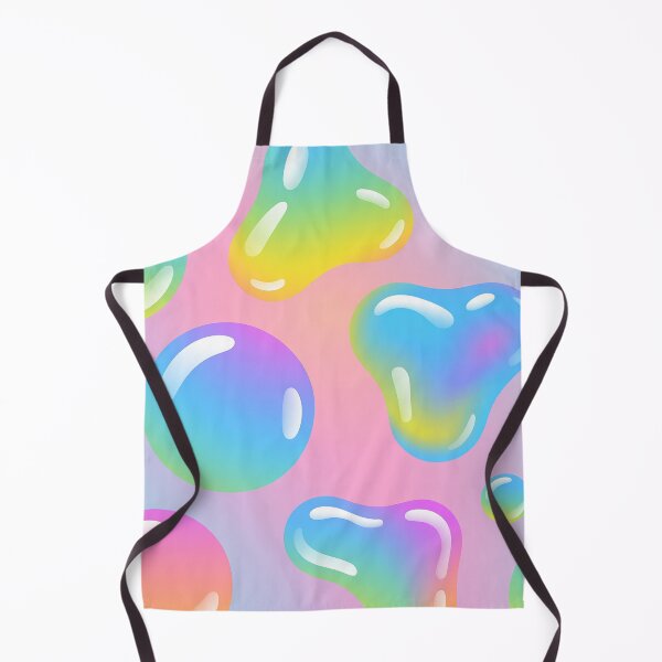 Item preview, Y2K Bubble Geometry Pattern – Inflatable Glossy Holographic Seamless Design designed and sold by Tamas Das.