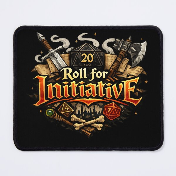 Item preview, Roll for Initiative – D20 RPG Fantasy Gamer Shirt designed and sold by GaliciaCity.