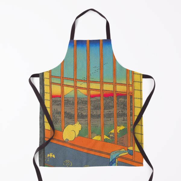 Item preview, Japanese Cat Window Mount Fuji Ukiyo-e designed and sold by drtalha.